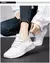 Designer feminino tênis casuais sapatos esportivos marca de moda rendas até mo - Felicios MS