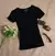 camiseta feminina casual manga curta simples - Felicios MS