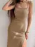 Sexy preto longo bodycon vestido feminino verão sem mangas blackless halter pes - comprar online