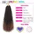 14-22 "caixa de deusa sintética tranças de crochê cabelo com final encaracola - comprar online