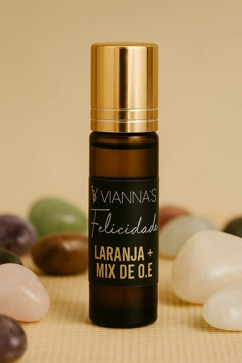 Roll-on Felicidade – Laranja + Mix de Óleos Essenciais