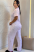 PIJAMA FEMININO AMERICANO CALÇA MANGA CURTA LISTRA E LACINHOS na internet