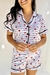 PIJAMA FEMININO AMERICANO SHORT FAMILIA - comprar online