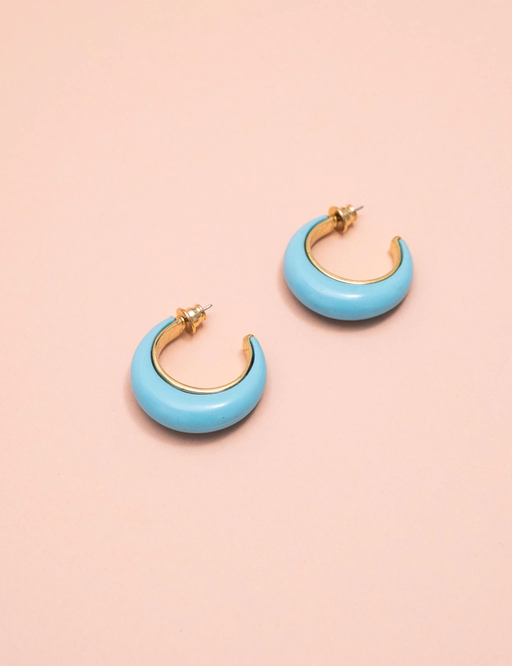 Argola Luar Turquesa