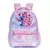 Stitch saco de escola primária dos desenhos animados das crianças mochila meni na internet