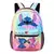 Stitch saco de escola primária dos desenhos animados das crianças mochila meni - comprar online