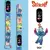 Disney stitch digital crianças relógios anime figuras led relógio luminoso to - loja online