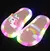 2023 menina chinelos crianças led chinelos do bebê sandálias de banheiro crianças sapatos para menina meninos iluminar sapatos da criança - comprar online