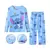 Conjunto de pijamas de manga comprida infantil, ponto, pijamas menino anjo, roup - loja online
