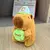 Bonito capivara brinquedo de pelúcia com capuz com asas simulação boneca tama - comprar online