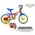 Bicicleta Infantil Nathor Fireman Vermelha Aro 12 com Rodinhas - comprar online