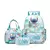 Imagem do Conjunto de mochila com estampa de ponto de 3 unidades, com sacola e bolsa, moch