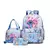 Conjunto de mochila com estampa de ponto de 3 unidades, com sacola e bolsa, moch - Be Kid