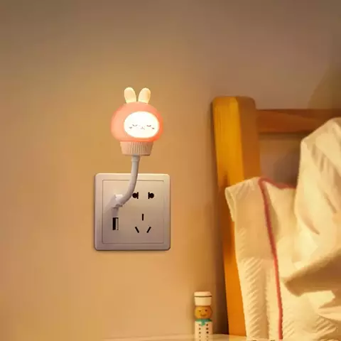 Mini luminária night light Kid led - bonito - desenhos animados