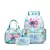 Conjunto de mochila com estampa de ponto de 3 unidades, com sacola e bolsa, moch - comprar online
