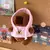 Bonito capivara brinquedo de pelúcia com capuz com asas simulação boneca tama - Be Kid