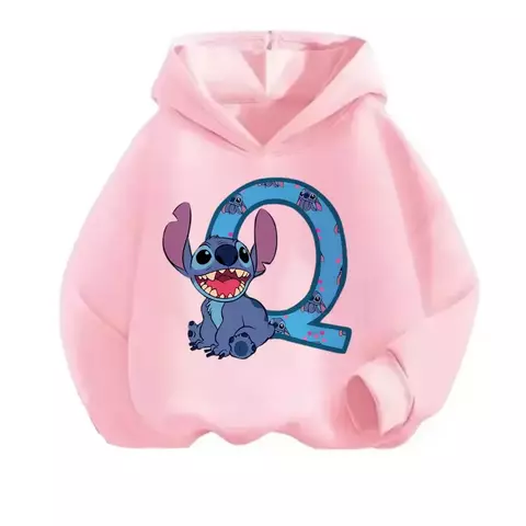 Casaco hoodies Kid - moletom anime Stitch