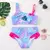 Maiô Kid - Lilo Stitch - duas peças para meninas - roupa de banho para crianças - loja online