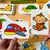 32 peças criança cartão de correspondência cedo montessori educação quebra
