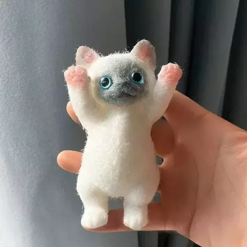 Anti ansiedade - Alívio do estresse - gato squeeze - brinquedo realista
