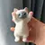 Alívio do estresse gato squeeze brinquedo realista tpr brinquedo para ansiedade