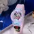 Disneyfashion minnie relógio mickey mouse crianças flash luz figura dos desenh na internet