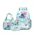 Conjunto de mochila com estampa de ponto de 3 unidades, com sacola e bolsa, moch