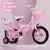 Bicicleta Dobrável com Rodas Auxiliares para Crianças, Montando Bicicleta, Pas - Be Kid