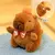 Bonito capivara brinquedo de pelúcia com capuz com asas simulação boneca tama - comprar online