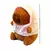 Bonito capivara brinquedo de pelúcia com capuz com asas simulação boneca tama - loja online