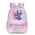 Stitch saco de escola primária dos desenhos animados das crianças mochila meni