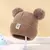 Outono inverno bebê quente malha chapéus com pom crianças gorro de malha chap