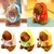 Bonito capivara brinquedo de pelúcia com capuz com asas simulação boneca tama