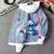 Lilo & stitch Kid com capuz - jeans - jaquetas - menino e menina