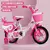 Bicicleta Dobrável com Rodas Auxiliares para Crianças, Montando Bicicleta, Pas - Be Kid