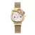 Relógio hello kitty diamante - metal vintage - comprar online
