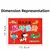 32 peças criança cartão de correspondência cedo montessori educação quebra - comprar online