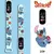 Disney stitch digital crianças relógios anime figuras led relógio luminoso to