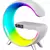 Luminária de cabeceira - Mesa carregador por inducao - Relógio Despertador Bluetooth - Be Kid