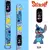 Disney stitch digital crianças relógios anime figuras led relógio luminoso to - Be Kid