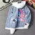 Lilo & stitch Kid com capuz - jeans - jaquetas - menino e menina