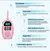 2 pacotes de walkie talkies para crianças brinquedos bateria recarregável walk