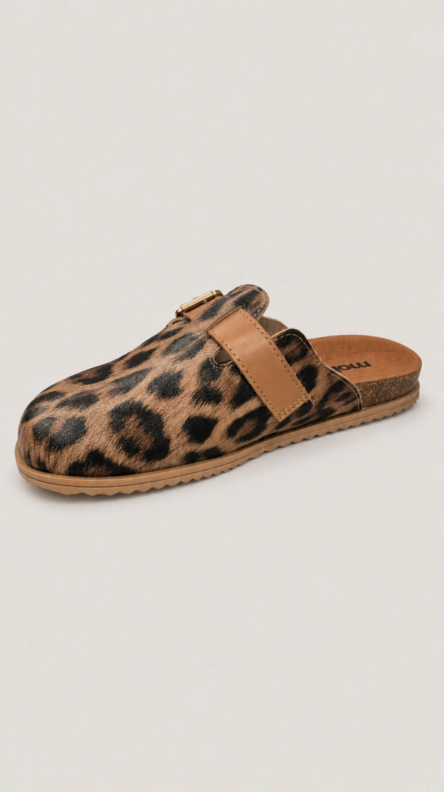 Zueco Mujer Moleca 5743-209 Verniz Onca Savana — imagen 3