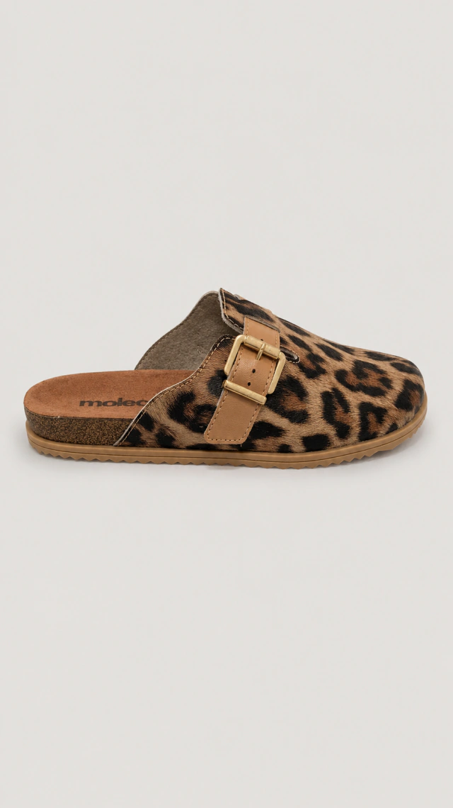 Zueco Mujer Moleca 5743-209 Verniz Onca Savana — imagen 2