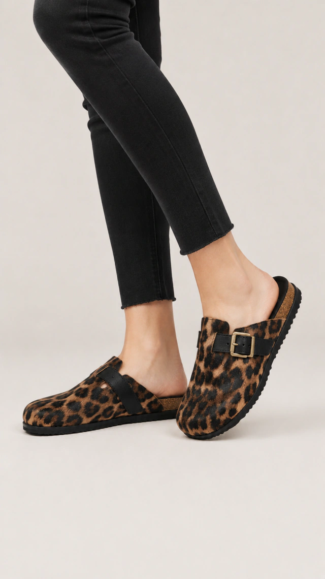 Zueco Mujer Moleca 5743-209 Verniz Onca Savana — imagen 7