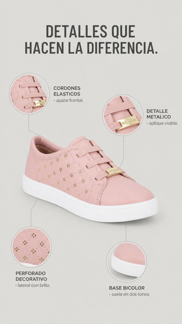 Zapatilla de Niña Molekinha Modelo 118582 Lentejuelas — imagen 3