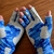 Guantes Red Fish Tacticos Fly Camu Azul – Dedos Cortados