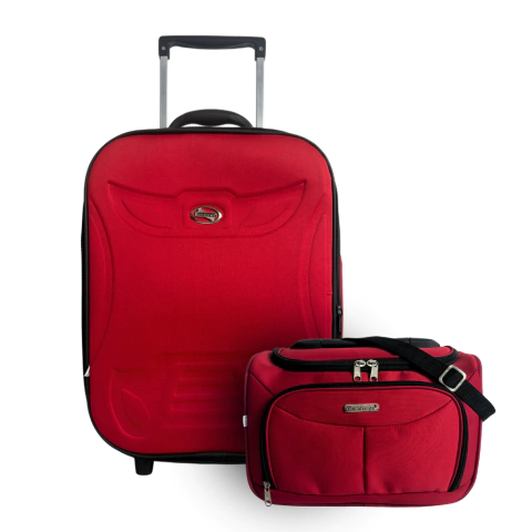 Mala de Bordo 10kg Expansiva Tóquio + Frasqueira de Bordo Rio de Janeiro - Grotaferrata