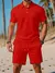 Um conjunto de duas peças de shorts de verão masculino de alta qualidade e top - comprar online