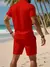 Um conjunto de duas peças de shorts de verão masculino de alta qualidade e top - loja online